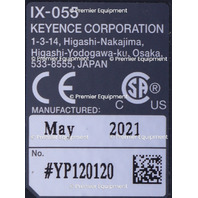 * KEYENCE IX-055 MACHINE VISION SENSOR HEAD
