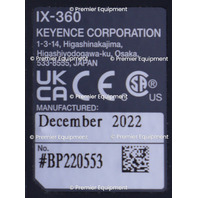 * KEYENCE IX-360 LASER SENSOR HEAD