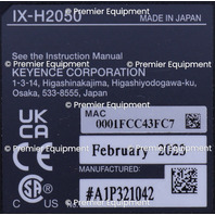 * KEYENCE IX-H2050 LASER SENSOR AMPLIFIER EXPANSION UNIT