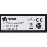 HANSON VISION G2 AUTOPLUS MAXIMIZER 61-101-006 WITH VISION AUTOFILL 61-201-001