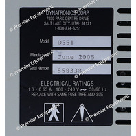 * Dynatronics Dynatron 550 Ultrasound Generator D551
