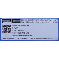 POWER ELECTRONICS M546CXR 9A 5HP 460VAC VARIABLE FREQUENCY DRIVE