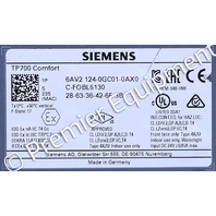 * SIEMENS 6AV2 124-0GC01-0AX0 SIMATIC HMI TP700 COMFORT  7" OPERATOR INTERFACE #3