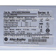 * SURPLUS ALLEN BRADLEY 20P41AD073RA0NNN POWERFLEX DC DRIVE 250 HP WORKING PULL