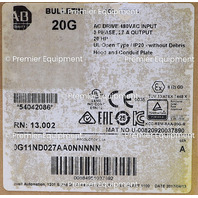 * NEW ALLEN BRADLEY 20G11ND027AA0NNNNN POWERFLEX 755 20 HP AC DRIVE