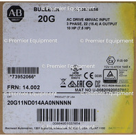 * SURPLUS ALLEN BRADLEY 20G11ND014AA0NNNNN POWERFLEX 755 10 HP AC DRIVE