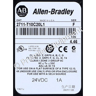 * ALLEN BRADLEY 2711-T10C20L1 /F FRN 4.46 PANELVIEW 1000 OPERATOR PANEL