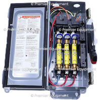 * SQUARE D H361AWK 30A HEAVY DUTY SAFETY SWITCH W/ FUSES