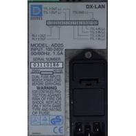 DIONEX DX-LAN MODEL AD25 100-240V 50/60Hz 1.5A ABSORBANCE DETECTOR