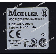 MOELLER XC-CPU201-EC256K-8DI-6DO CPU MODULE