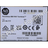 * SURPLUS SEALED ALLEN BRADLEY 2711R-T7T /B PANELVIEW 800 HMI TERMINAL 7"
