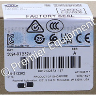 * SURPLUS ALLEN BRADLEY 5094-RTB32V SER A TERMINAL BLOCK