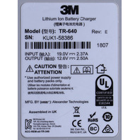 3M TR-944N DOCKING STATION WITH TR-640 CHARGERS *READ*