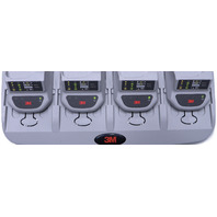 3M TR-944N DOCKING STATION WITH TR-640 CHARGERS *READ*