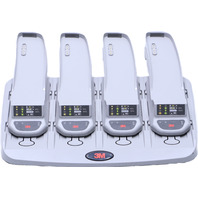 3M TR-944N DOCKING STATION WITH TR-640 CHARGERS *READ*