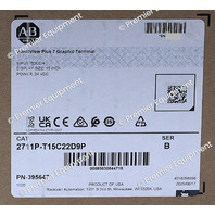 * SURPLUS ALLEN BRADLEY 2711P-T15C22D9P /B 15" PERFORMANCE PANELVIEW PLUS 7 OPERATOR INTERFACE
