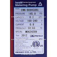 * IWAKI EWN-B09VCURC METERING PUMP