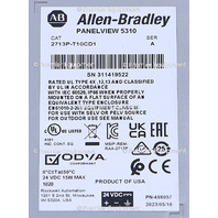 * SURPLUS ALLEN BRADLEY 2713P-T10CD1 SER A PANELVIEW 5310 OPERATOR INTERFACE 