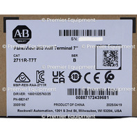 * 2025 SURPLUS ALLEN BRADLEY 2711R-T7T /B PANELVIEW 800 HMI TERMINAL 7"