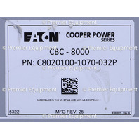 * EATON COOPER POWER CBC - 8000 C8020100-1070-032P