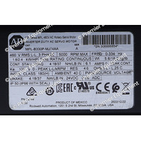 * ALLEN BRADLEY MPL-B330P-MJ74AA KINETIX SERVO MOTOR 5000 RPM #1