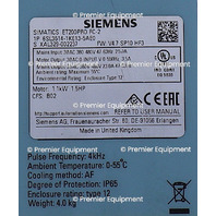 * SIEMENS 6SL3514-1KE13-5AE0 FREQUENCY CONVERTER ET 200PRO FC-2