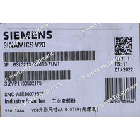 NEW SIEMENS SINAMICS V20 6SL3210-5BB13-7UV1 DRIVE