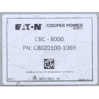 * EATON COOPER POWER CBC-8000 C8020100-1069 CAPACITOR BANK CONTROLLER