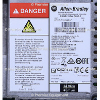 * ALLEN BRADLEY 2711P-T10C22D9P /A 10" PANELVIEW PLUS 7 TERMINAL 