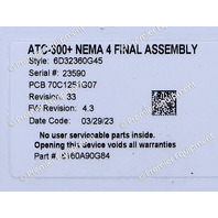 EATON ATC-300+ 6D32360G45 TRANSFER SWITCH CONTROLLER 