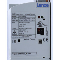 * LENZE E82EV222_4C200 8200 VECTOR DRIVE FREQUENCY INVERTER 