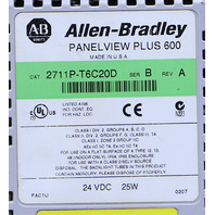 ALLEN BRADLEY 2711P-T6C20D /B PANELVIEW PLUS COMPACT 600 OPERATOR INTERFACE