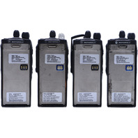 LOT OF 4 MOTOROLA AAH25KDC9AA3AN HANDIE-TALKIE PORTABLE RADIOS NO BATTERIES