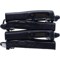 LOT OF 4 MOTOROLA AAH25KDC9AA3AN HANDIE-TALKIE PORTABLE RADIOS NO BATTERIES