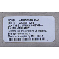 LOT OF 4 MOTOROLA AAH25KDC9AA3AN HANDIE-TALKIE PORTABLE RADIOS NO BATTERIES