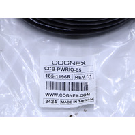 NEW COGNEX CCB-PWRIO-05 185-1196R POWER AND I/O CABLE