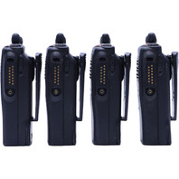 LOT OF 4 MOTOROLA HT750 AAH25RDC9AA3AN HANDIE-TALKIE PORTABLE RADIOS