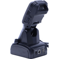 KEYENCE BT-W85GA HANDHELD PORTABLE BARCODE SCANNER WITH BT-WUC8UGA CRADLE