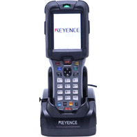 KEYENCE BT-W85GA HANDHELD PORTABLE BARCODE SCANNER WITH BT-WUC8UGA CRADLE