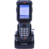 KEYENCE BT-W85GA HANDHELD PORTABLE BARCODE SCANNER WITH BT-WUC8UGA CRADLE