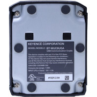 KEYENCE BT-W85GA HANDHELD PORTABLE BARCODE SCANNER WITH BT-WUC8UGA CRADLE