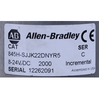ALLEN BRADLEY 845H-SJJK22DNYR5 SER C INCREMENTAL ENCODER