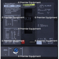 * SQUARE D JJA36200 200A 600VAC POWERPACT JJ 250 CIRCUIT BREAKER