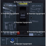 * SQUARE D JDL36250 250A 600VAC POWERPACT JD 250 CIRCUIT BREAKER