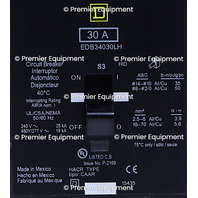 * SQUARE D EDB34030LH 30A CIRCUIT BREAKER