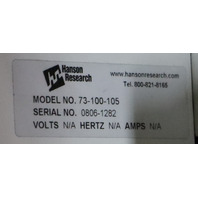 HANSON RESEARCH SR8 PLUS 73-100-425 73-100-105 DISSOLUTION TEST STATION