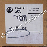 * SURPLUS ALLEN BRADLEY 505-BOD /C REVERSING STARTER 