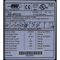 EUROTHERM 955+8R0020 DC 590+ INTEGRATOR SERIES SERVO DRIVE
