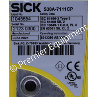 * SICK S30A-7111CP SAFTEY LASER SCANNER