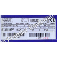 * KOLLMORGEN SERVOSTAR 614-AS SERVO DRIVE